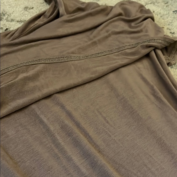 Missguided Taupe Brown DOUBLE EXTRA SOFT Thin Tank Strap Maxi Slip Dress - Picture 7 of 10